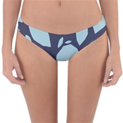 Orchard Fruits In Blue Reversible Hipster Bikini Bottoms by andStretch