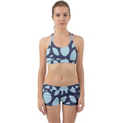 Orchard Fruits In Blue Back Web Gym Set by andStretch