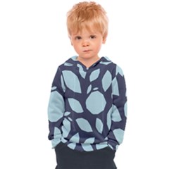 Orchard Fruits In Blue Kids  Overhead Hoodie by andStretch