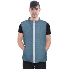 Turquoise Alligator Skin Men s Puffer Vest by LoolyElzayat