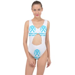 Child Abuse Prevention Support  Center Cut Out Swimsuit by artjunkie