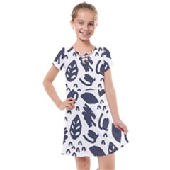 Orchard Leaves Kids  Cross Web Dress by andStretch