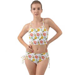 Citrus Gouache Pattern Mini Tank Bikini Set by EvgeniaEsenina