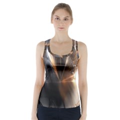 Flash Light Racer Back Sports Top by Sparkle
