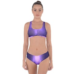 Violet Spark Criss Cross Bikini Set by Sparkle