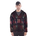 Twist Flower Men s Hooded Windbreaker View1