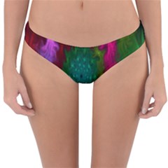 Rainbow Waves Reversible Hipster Bikini Bottoms by Sparkle
