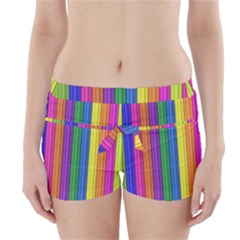 Colorful Spongestrips Boyleg Bikini Wrap Bottoms by Sparkle