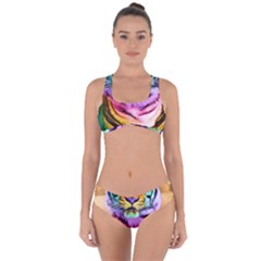Rainbowtiger Criss Cross Bikini Set by Sparkle