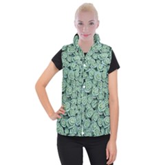 Realflowers Women s Button Up Vest by Sparkle