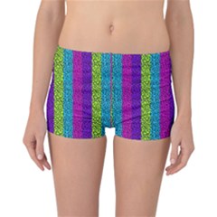 Glitter Strips Reversible Boyleg Bikini Bottoms by Sparkle