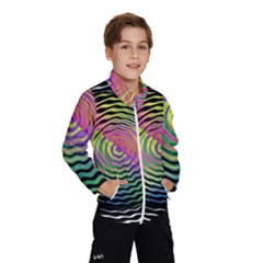 Rainbowwaves Kids  Windbreaker by Sparkle