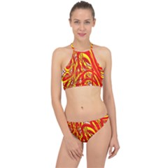 Fire On The Sun Racer Front Bikini Set by ScottFreeArt