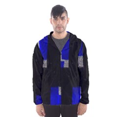 Abstract Tiles  Men s Hooded Windbreaker by essentialimage