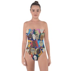 Wowriveter2020 Tie Back One Piece Swimsuit by Kritter