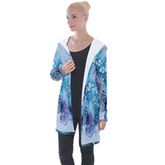 Sea Anemone Longline Hooded Cardigan by CKArtCreations