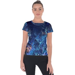  Coral Reef Short Sleeve Sports Top  by CKArtCreations