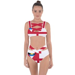 Naval Ensign Of Antigua & Barbuda Bandaged Up Bikini Set  by abbeyz71