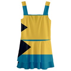 Flag Of The Bahamas Kids  Layered Skirt Swimsuit by abbeyz71