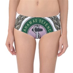 Emblem Of Bahamas Defence Force  Mid-waist Bikini Bottoms by abbeyz71