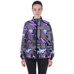 D B  Women s High Neck Windbreaker by MRNStudios