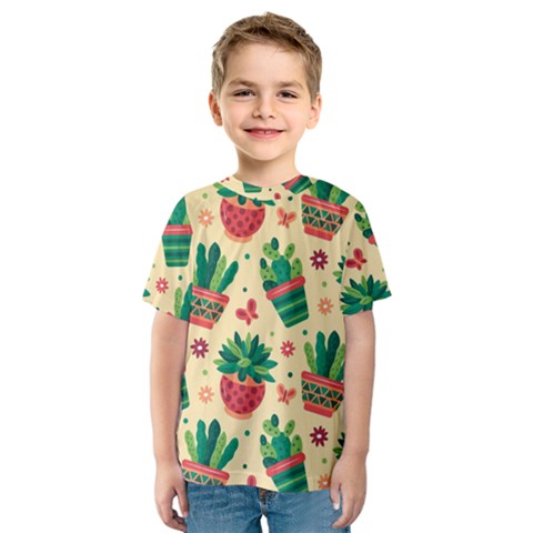 Cactus Love  Kids  Sport Mesh Tee by designsbymallika