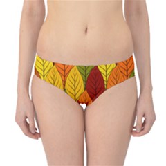 Autumn Leaves Hipster Bikini Bottoms by designsbymallika