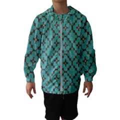 Tiles Kids  Hooded Windbreaker by Sobalvarro