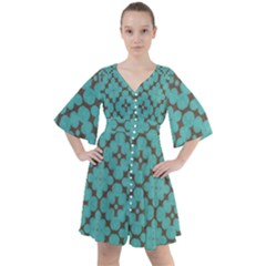 Tiles Boho Button Up Dress by Sobalvarro