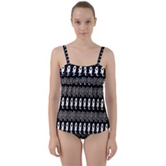 Halloween Twist Front Tankini Set by Sparkle