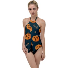 Halloween Go With The Flow One Piece Swimsuit by Sobalvarro