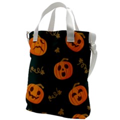 Halloween Canvas Messenger Bag by Sobalvarro