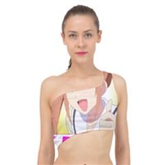 Ok Boomer Spliced Up Bikini Top  by Dimedrolisimys