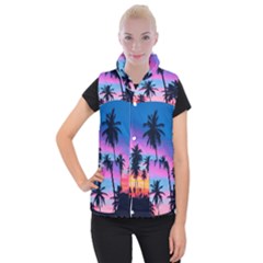 Palms Women s Button Up Vest by goljakoff