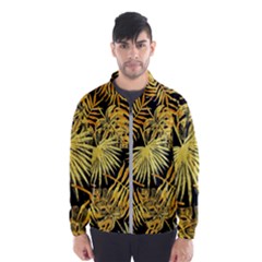 Gold Leaves Men s Windbreaker by goljakoff