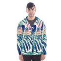 Monstera leaf Men s Hooded Windbreaker View1