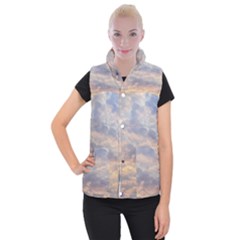 Cloudscape Photo Print Women s Button Up Vest by dflcprintsclothing