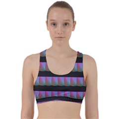 Digital Illusion Back Weave Sports Bra by Sparkle