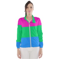 Polysexual Pride Flag Lgbtq Women s Windbreaker by lgbtnation