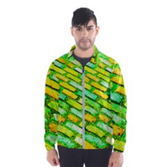 Diagonal Street Cobbles Men s Windbreaker by essentialimage