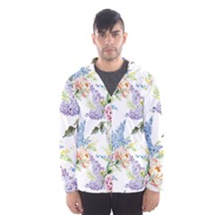 Flowers Men s Hooded Windbreaker by goljakoff