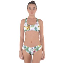 Tropical Pineapples Criss Cross Bikini Set by goljakoff