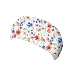 Flowers Pattern Yoga Headband by goljakoff