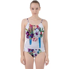 Tropical Parrots Cut Out Top Tankini Set by goljakoff