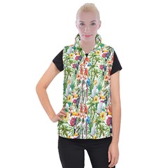 Jungle Birds Women s Button Up Vest by goljakoff