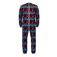 Red And Blue Onepiece Jumpsuit (kids) by Sparkle