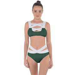 Eden Green & White - Bandaged Up Bikini Set 