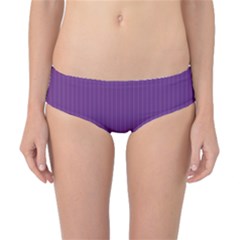 Eminence Purple & White - Classic Bikini Bottoms