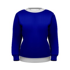 Admiral Blue & White - Women s Sweatshirt