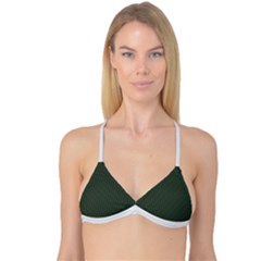 Kombu Green & White - Reversible Tri Bikini Top